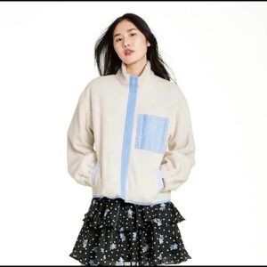Sandy Liang Women's Cream and Blue Jacket